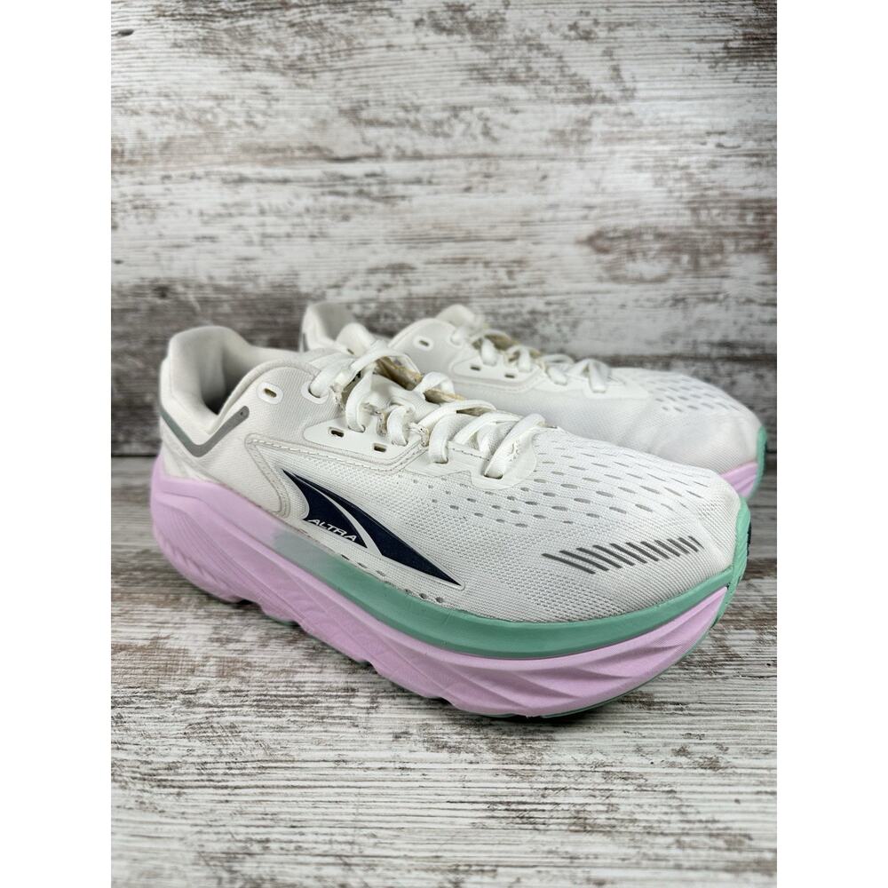 Women's Altra Via Olympus White/Orchid Running Shoes Sz 8.5 Athletic Gym EUC!